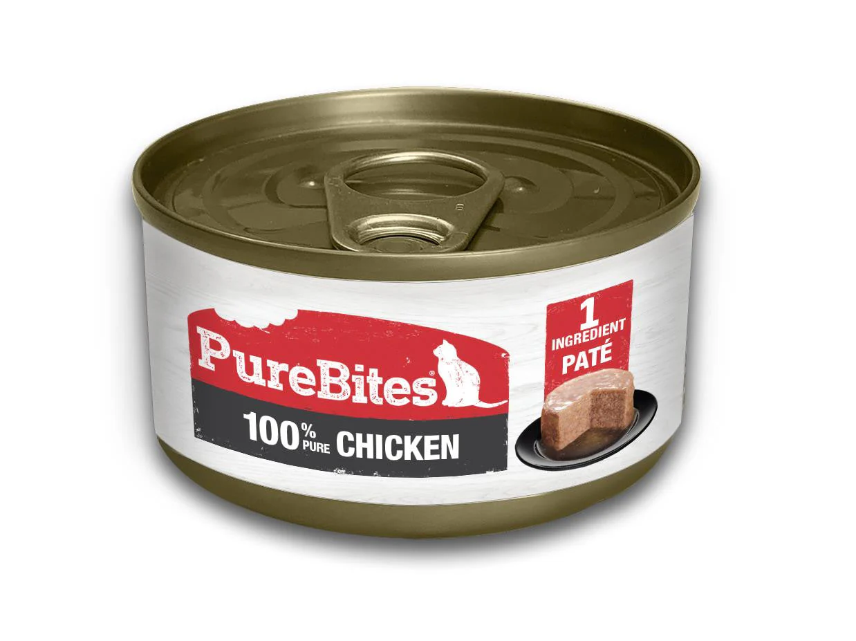 PureBites 100% Pure Chicken Pate 12 / 2.5 oz