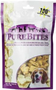 PureBites Freeze Dried Ocean Whitefish Dog Treat 2.2OZ {L+1} 789058