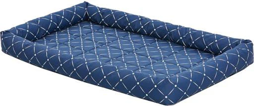 Midwest Quiet Time Ashton Bolster Bed Blue 42" {L-1}277435