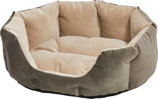 Midwest Quiet Time Deluxe Pet Tulip Bed Gray Small {L+1} 277486