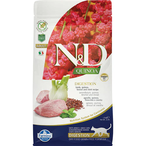 Farmina Quinoa Cat Digest Lamb 11lb - Image 2
