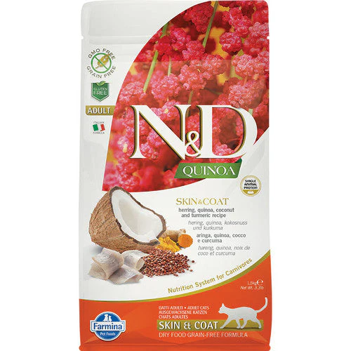 Farmina Quinoa Cat Skin & Coat Herring 11lb - Image 2