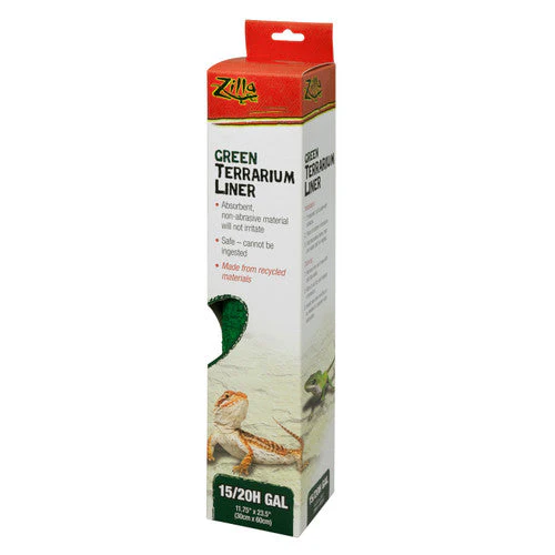 Zilla Reptile Terrarium Liners Green 15/20H/30X Gallon - Image 2