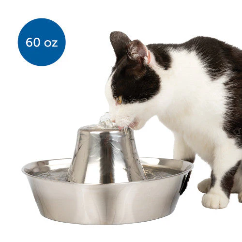 PetSafe Seaside Stainless Pet Fountain 60 Ounces - Image 2