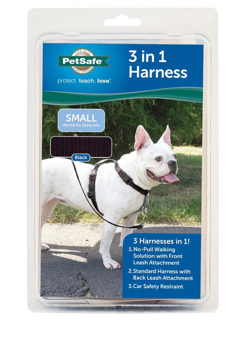 PetSafe 3in1 Dog Harness Black SM - Image 2