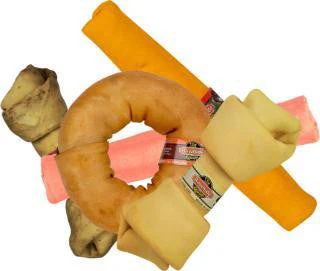 Rawhide Express 3 lb. Assorted Flavors Value Pack Of Rawhide {L-1}105271