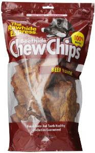 Rawhide Express Beef Rawhide Chips 1 lb. {L-b}105085 - Image 2