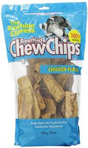 Rawhide Express Chicken Rawhide Chips 1 lb. {L-b}105081 - Image 2