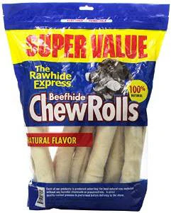 Rawhide Express Value Pack Natural Rolls 9-10" (12 ct.) {L-1}105297 - Image 2