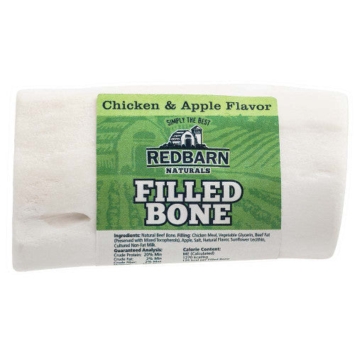 Redbarn Naturals Filled Bone Dog Treat Chicken & Apple SM 20ct - Image 2
