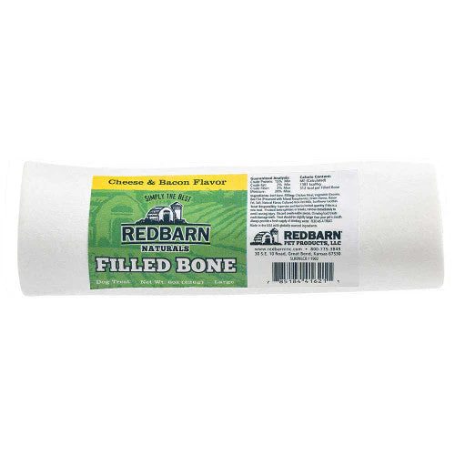 Redbarn Naturals Filled Bone Dog Treat Cheese & Bacon LG 15ct - Image 2