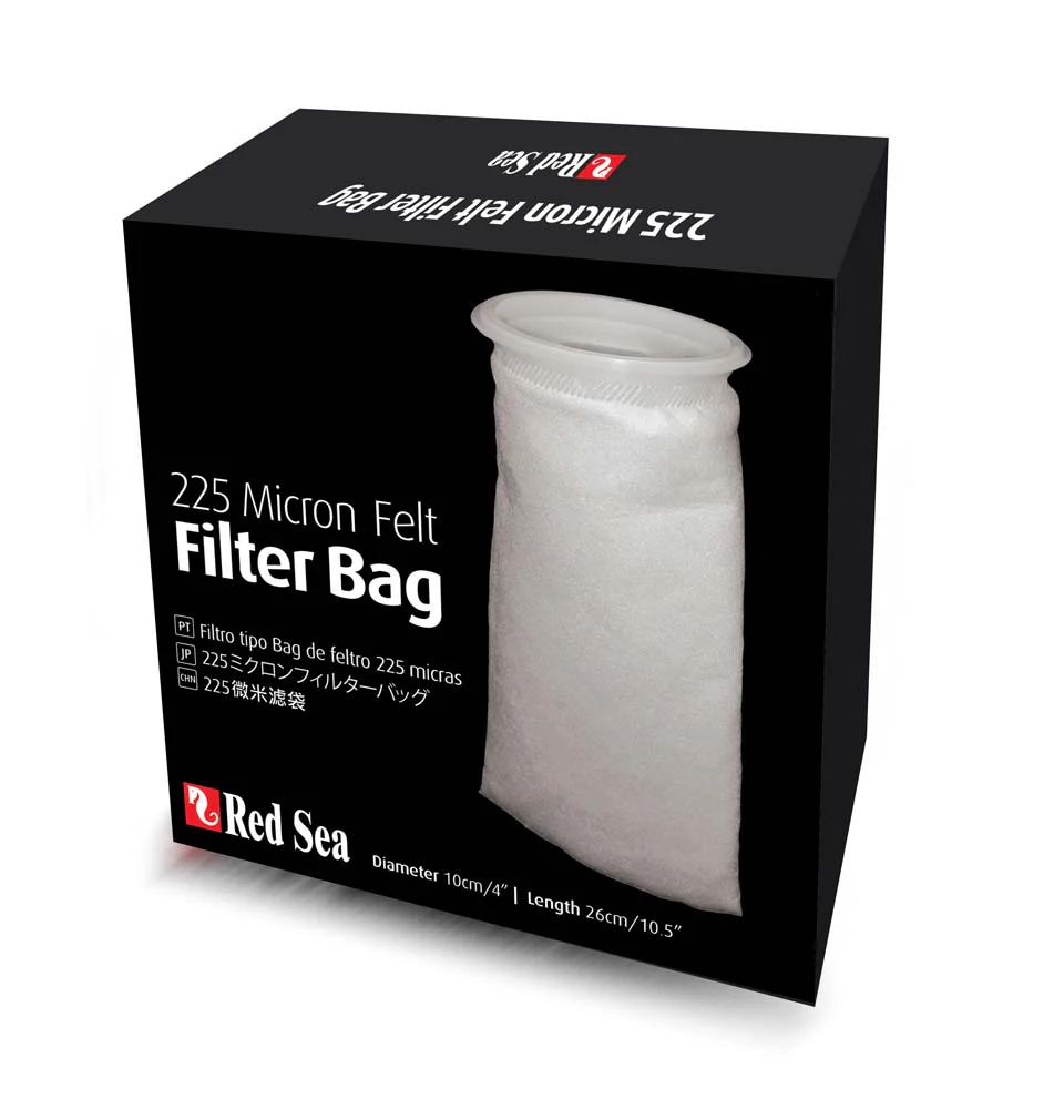 Red Sea Reefer Fine Felt Filter Socks White 4 In X 10.5 in