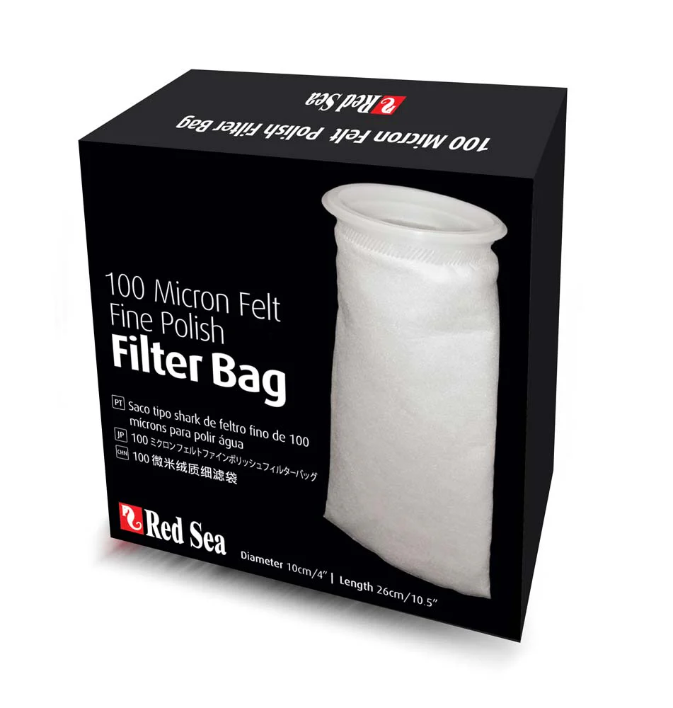 Red Sea Reefer Fine Felt Polishing Filter Socks White 4 In X 10.5 in