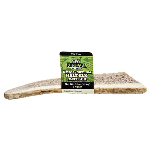 Redbarn Natural Elk Antler Dog Treat Split SM/MD 0.6oz - Image 2