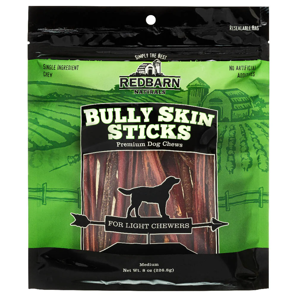 Redbarn Pet Products Bully Skin Sticks Dog Treat 8 oz