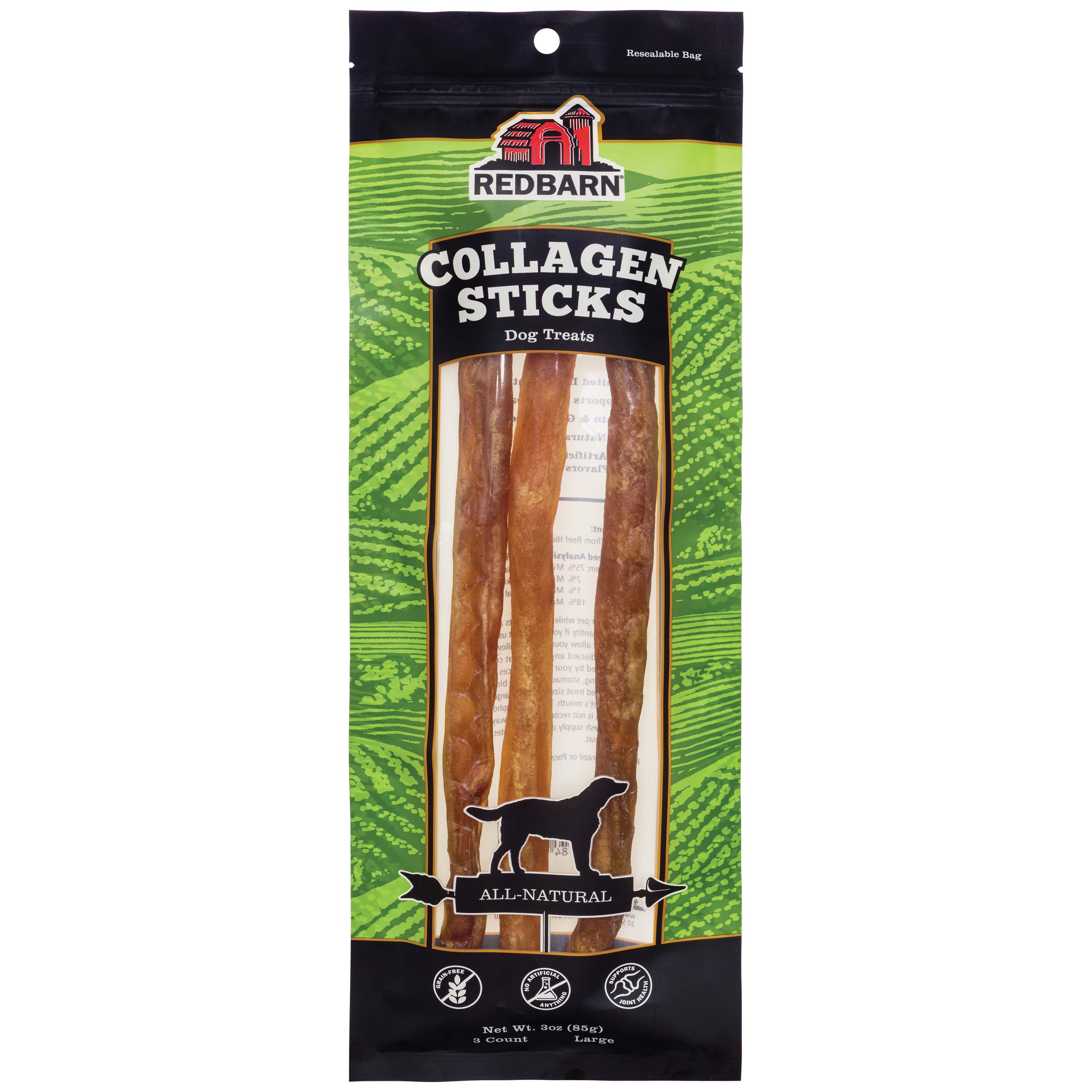 Redbarn Pet Products Collagen Stick Dog Treat Large, 3 ct