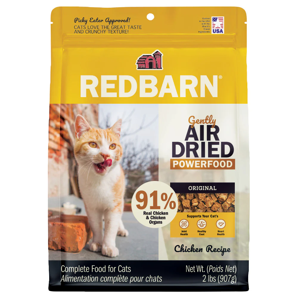 Redbarn Pet Products Gently Air Dried Powerfood Dry Cat Food Chicken 2 lb