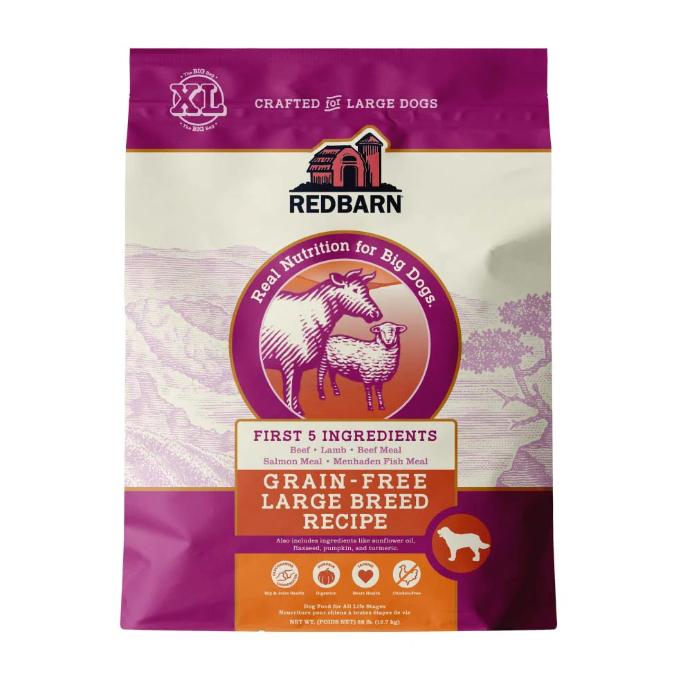 Redbarn Pet Products Grain-Free Large Breed Dry Dog Food Beef & Lamb 28 lb