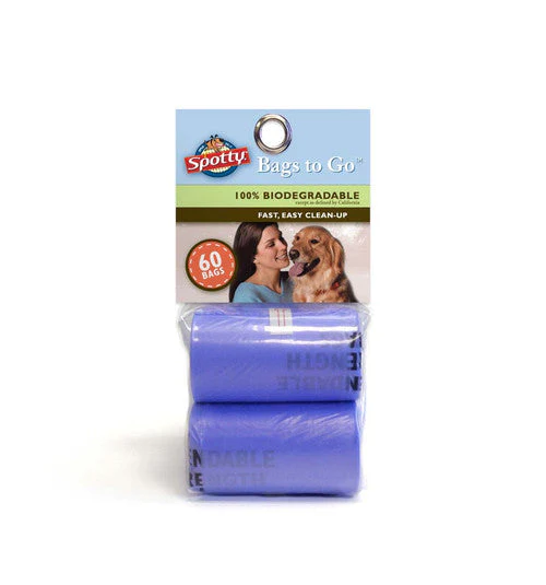Royal Pet Rolled Doggy Pick Up Refill Bags Blue 60 Count - Image 2