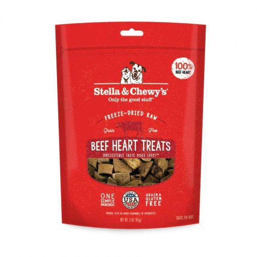 Stella & Chewy's Beef Heart Treats 3 oz {L+1x} 860296 - Image 2