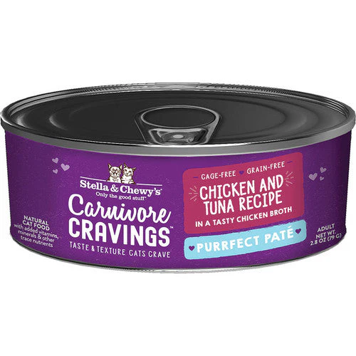 Stella & Chewy's Cat Carnivore Cravings Pate Chicken & Tuna 2.8oz - Image 2
