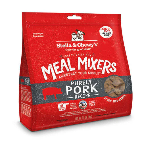 Stella & Chewy's Purely Pork Freeze Dried Meal Mixer 3.5oz {L+1x} 860340 - Image 2