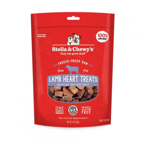 Stella & Chewy's Lamb Heart Treats 3 oz {L+1x} 860299 - Image 2
