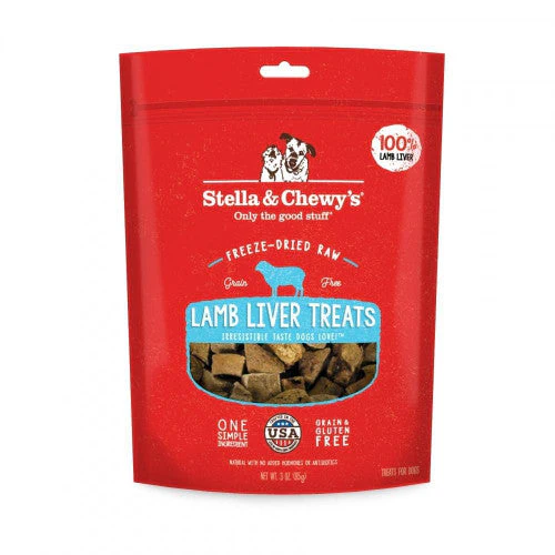 Stella & Chewy's Lamb Liver Treats 3 oz {L+1x} 860298 - Image 2