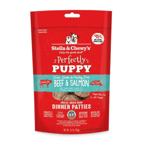 Stella & Chewy's Perfectly Puppy Freeze-Dried Beef and Salmon 5.5 oz. {L+1x} 860282 - Image 2