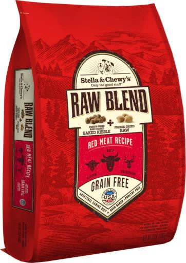Stella & Chewy's Raw Blend Red Meat Recipe Kibble 22lb {L-1x} 860222 - Image 2