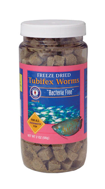 San Francisco Bacteria Free Tubifex Worms Freeze Dried Fish Food 56 g 2 oz - Image 2