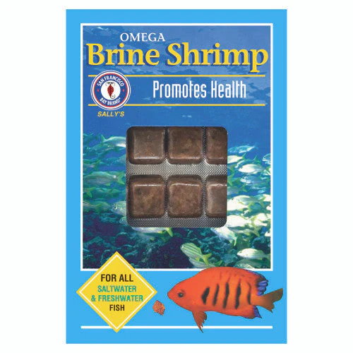 San Francisco Omega-3 Brine Shrimp Frozen Fish Food 3.5 oz SD-5 - Image 2