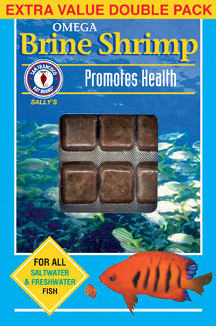 San Francisco Omega-3 Brine Shrimp Frozen Fish Food 7 oz SD-5 - Image 2