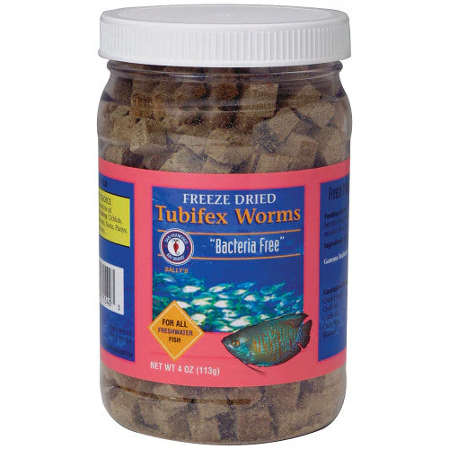 San Francisco Bacteria Free Tubifex Worms Freeze Dried Fish Food 113 g 4 oz - Image 2
