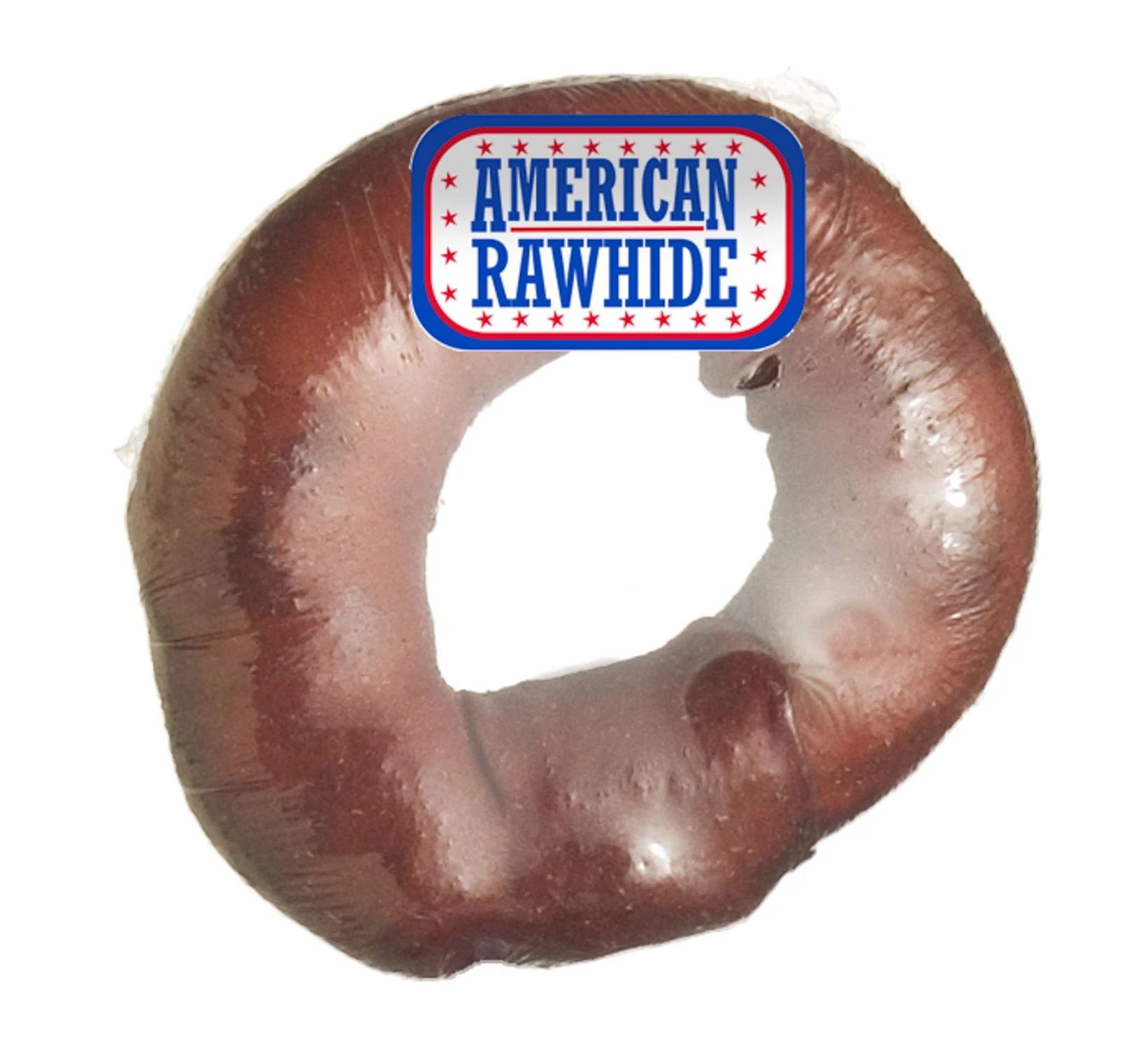 Savory Prime Rawhide Donut Dog Chew Beef 4 in