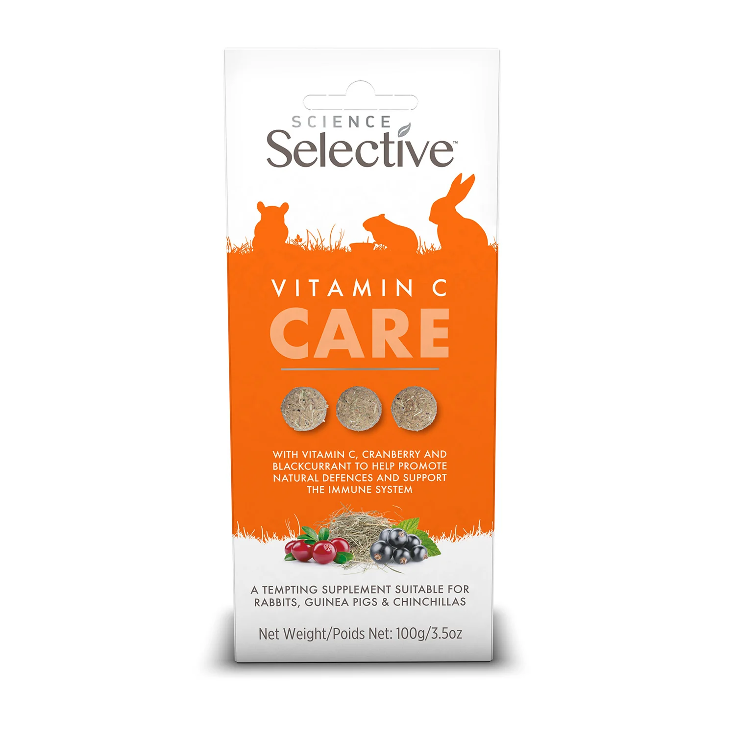 Science Selective Vitamin C Care Small Animal Supplement 4ea/3.5 oz