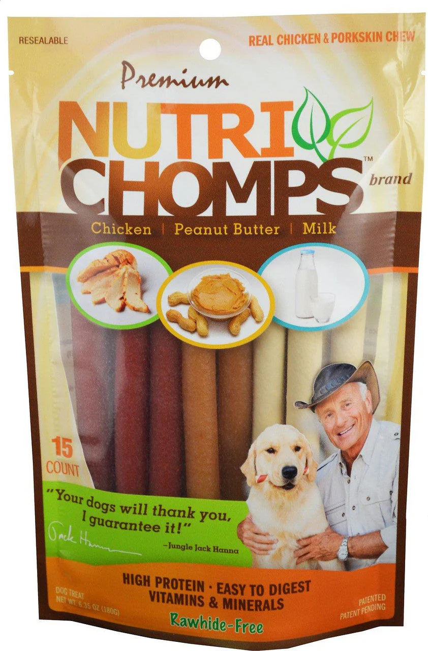 NutriChomps Assorted Falvor Twist Mini 15