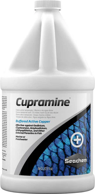 Seachem Cupramine Copper Treatment 67.6 fl. oz - Image 2