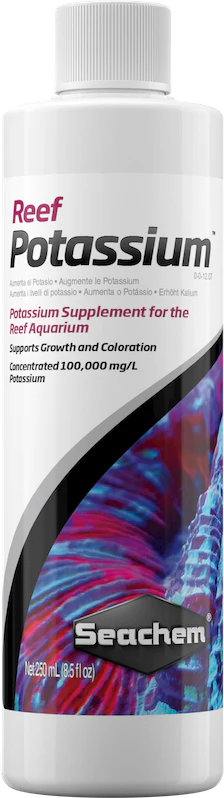 Seachem Laboratories Reef Potassium Supplement 250Ml|8.5 oz