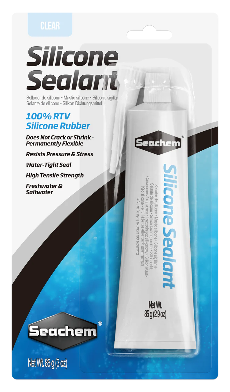 Seachem Silicone Sealant and Adhesive Clear 3 Ounces