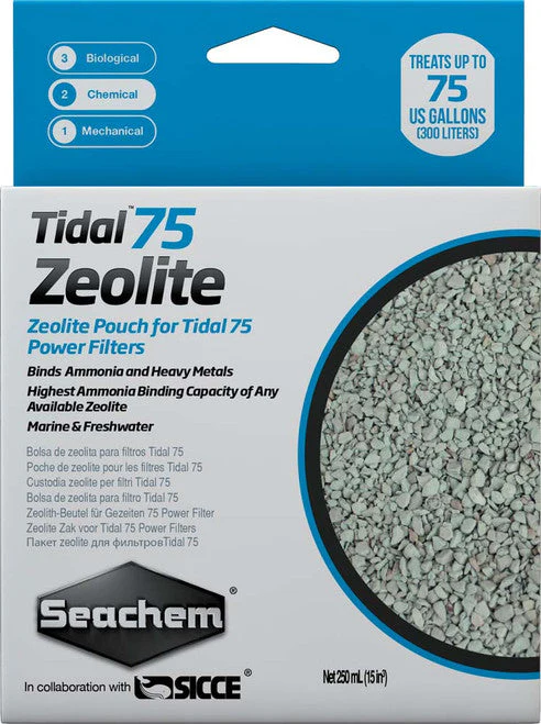Seachem Tidal Zeolite Ammonia and Heavy Metals Binding Media 250 ml - Image 2