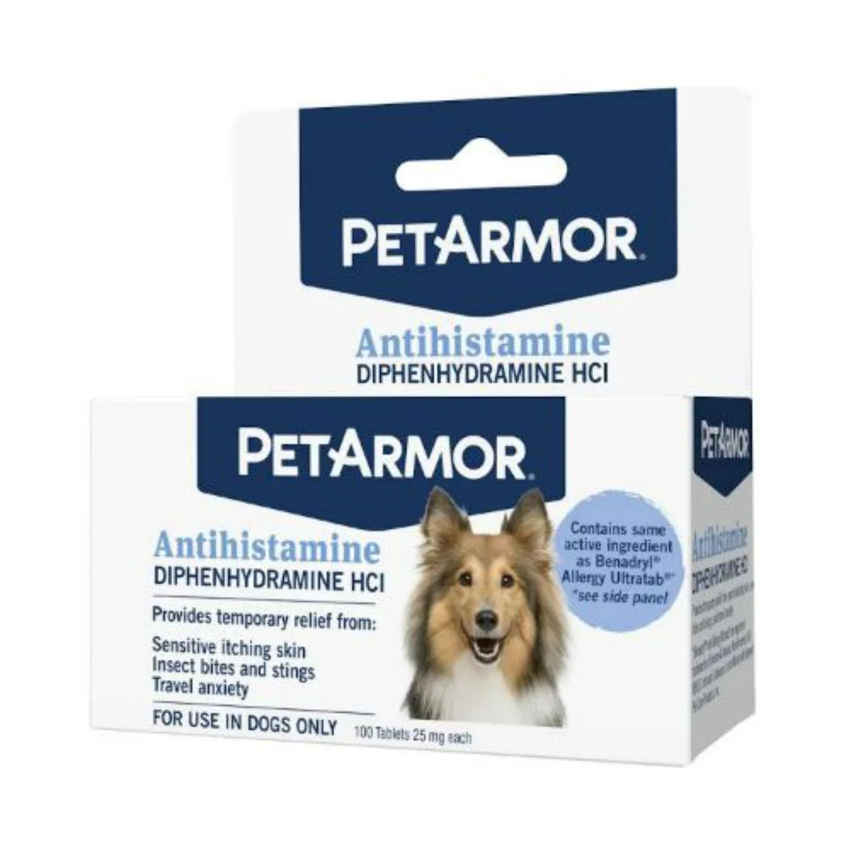 SENTRY PetArmor Antihistamine Allergy Tablets 100 ct