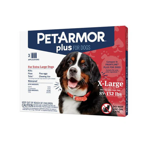 Sergeants Pet Armor Plus Flea and Tick Prevention for Dogs 89-132 lbs {L+2} - Image 2