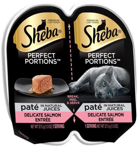 Sheba Perfect Portions Premium Pat Salmon Entree 24/2.65Z {L-1} 798157 - Image 2