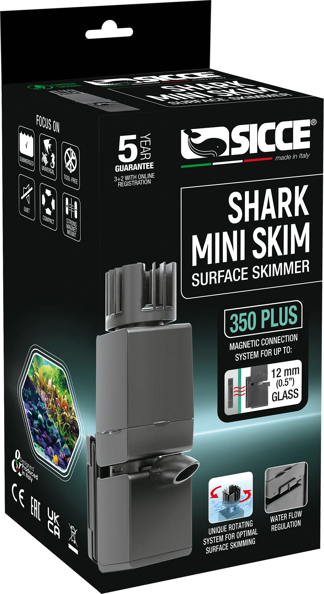 Sicce Shark Mini Skim Surface Skimmer 350 Plus