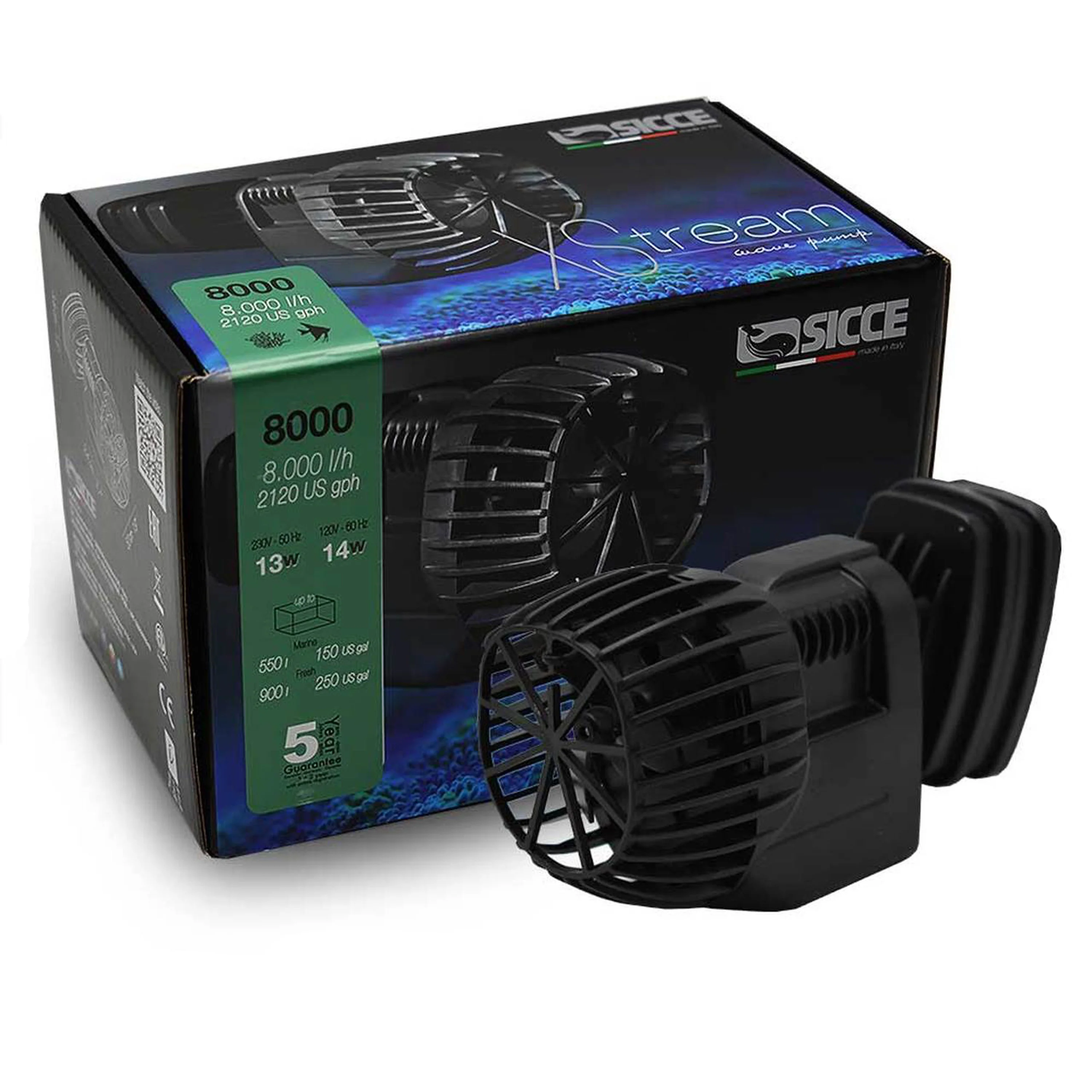 Sicce X-SmallTREAM 8500 Wave Pump - 2120 GPH