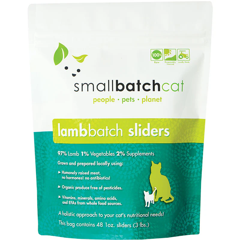 Small Batch Cat Frozen Lamb Sliders 3lb {L-x } SD-5