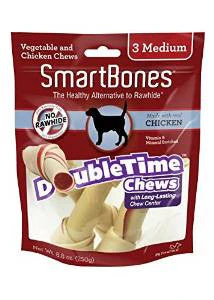 SmartBones DoubleTime Bones Chicken Medium 3 Pk {L+1} 923049