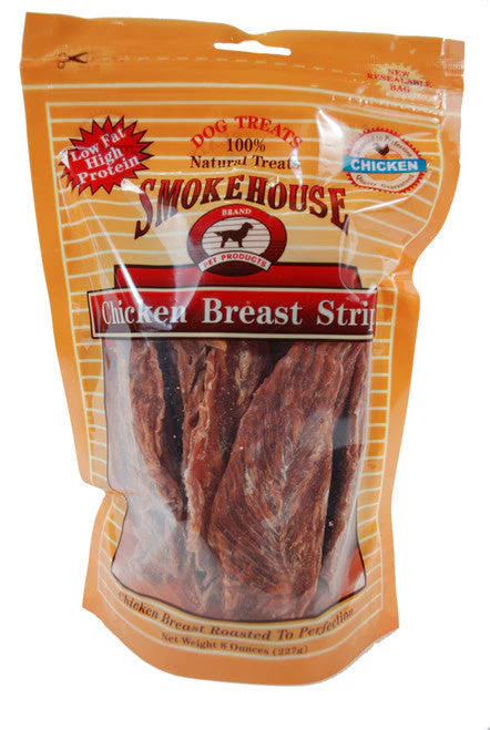 Smokehouse Chicken Breast Strips Dog Treat 8 oz - Image 2