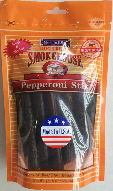 Smokehouse USA Made Pepperoni Stix Dog Treats 8 oz - Image 2